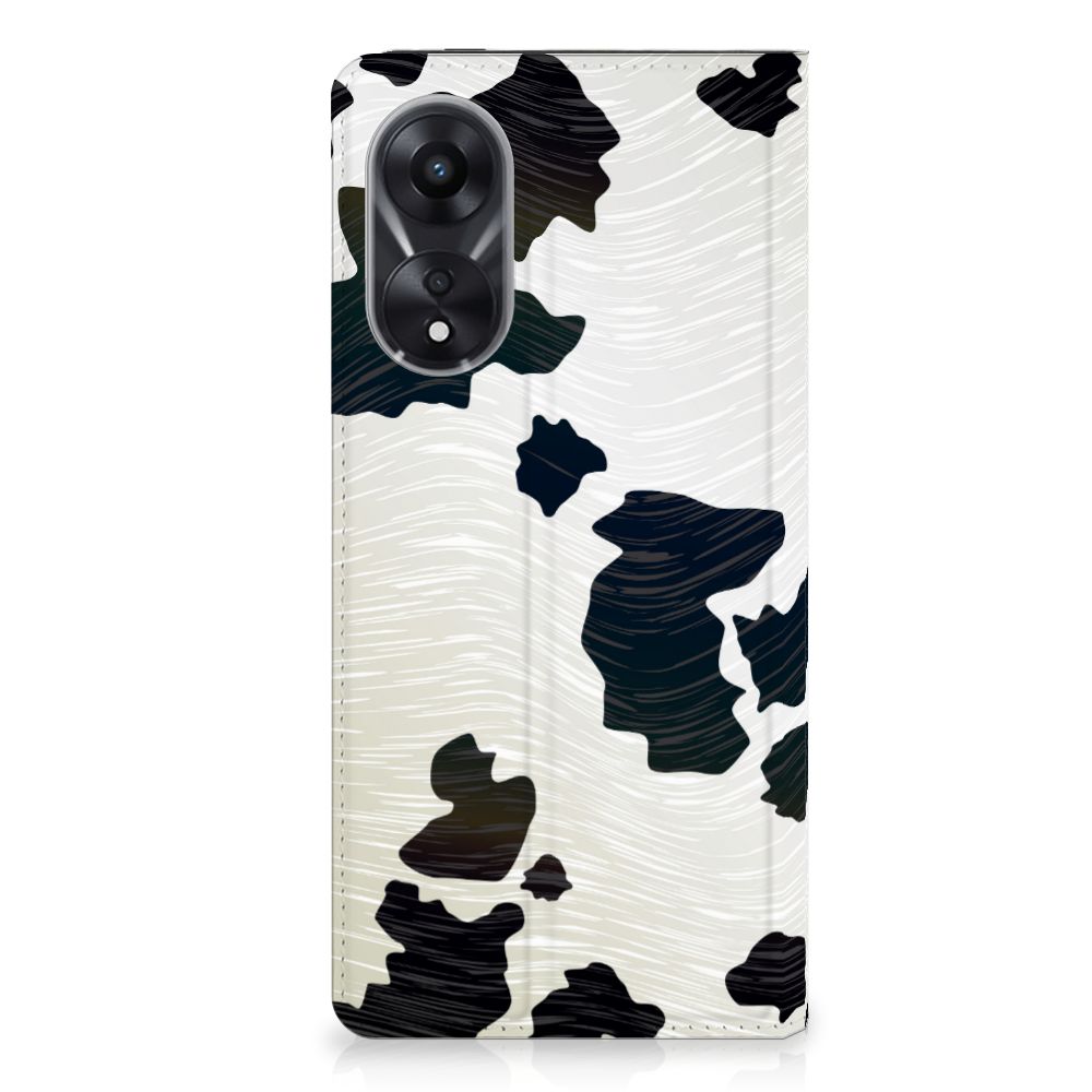 OPPO A78 | A58 5G Hoesje maken Koeienvlekken design koeienvlekken achterkant