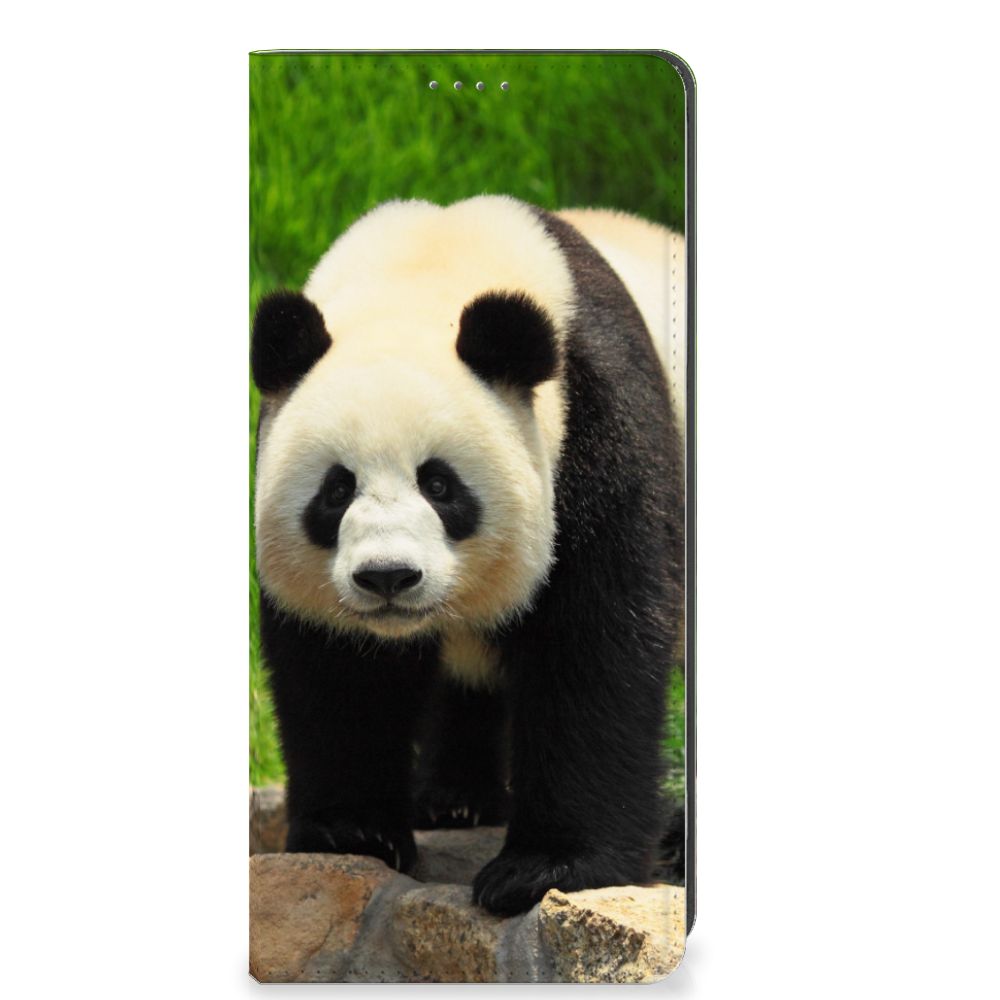 OPPO A78 A58 5G Hoesje maken Panda design hoesje panda aanzicht