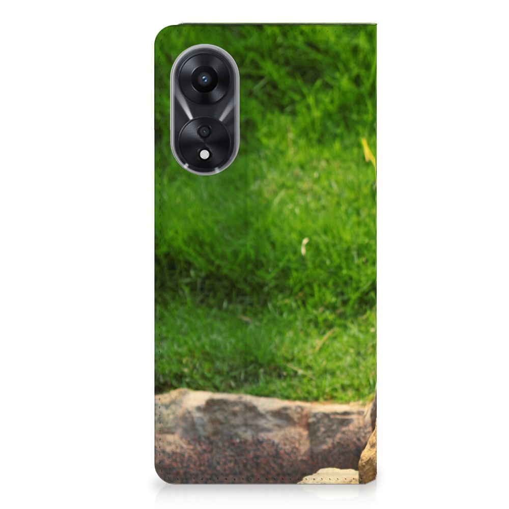 OPPO A78 A58 5G Hoesje maken Panda design panda aanzicht