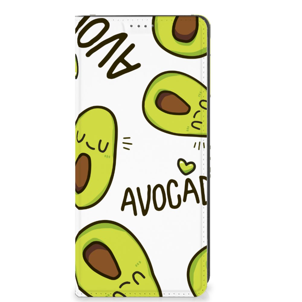 OPPO A78 | A58 5G Magnet Case Avocado Singing met schattige avocado's en vrolijke teksten.