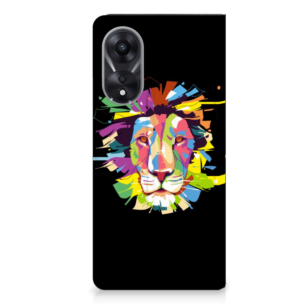 OPPO A78 | A58 5G Magnet Case Lion Color front