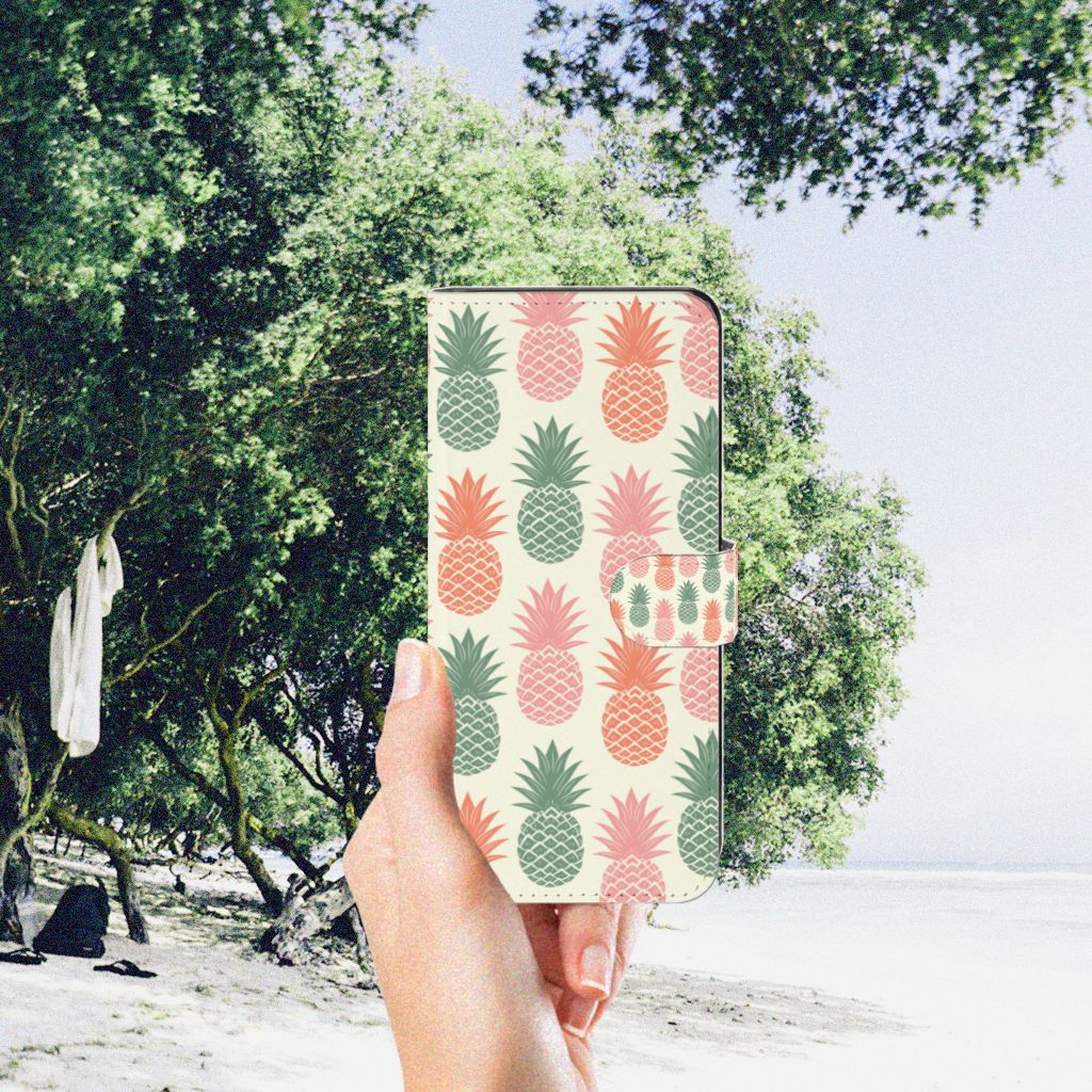 OPPO A98 5G Book Cover Ananas telefoonhoesje ananas design hand