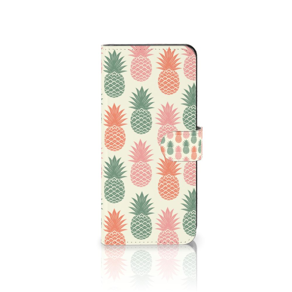 OPPO A98 5G Book Cover Ananas telefoonhoesje ananas design voorkant