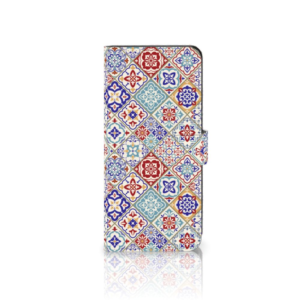 OPPO A98 5G Bookcase Tiles Color boekhoesje tegels vooraanzicht