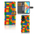 OPPO A98 5G Telefoon Hoesje Blokken telefoonhoesje blokken design voorkant achterkant