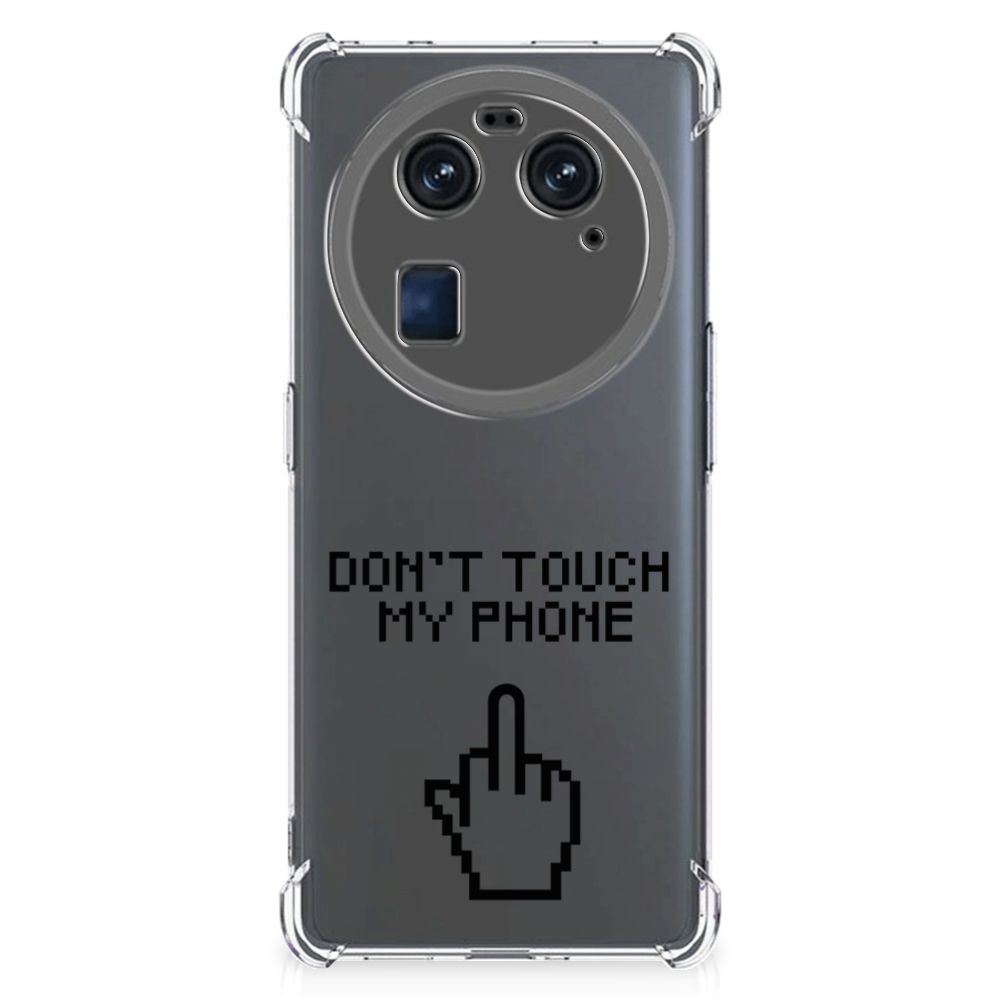 OPPO Find X6 Anti Shock Case Finger Don't Touch My Phone B2C Telecom