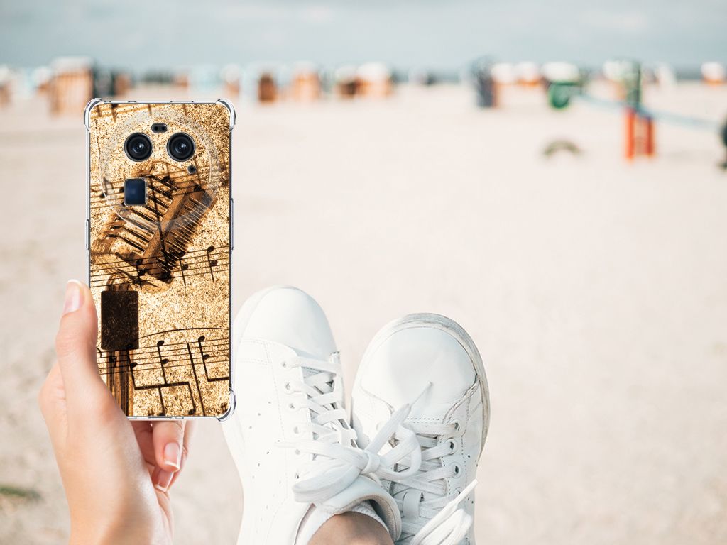 OPPO Find X6 Anti-shock Hoesje met foto Bladmuziek B2C Telecom