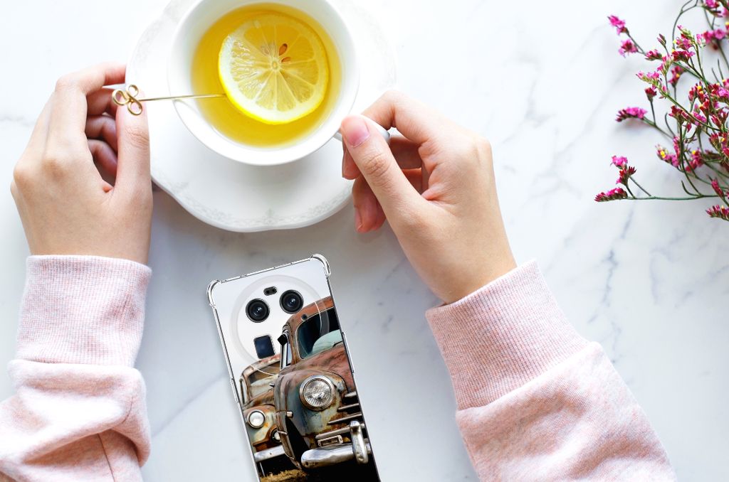OPPO Find X6 Anti-shock Hoesje met foto Vintage Auto B2C Telecom