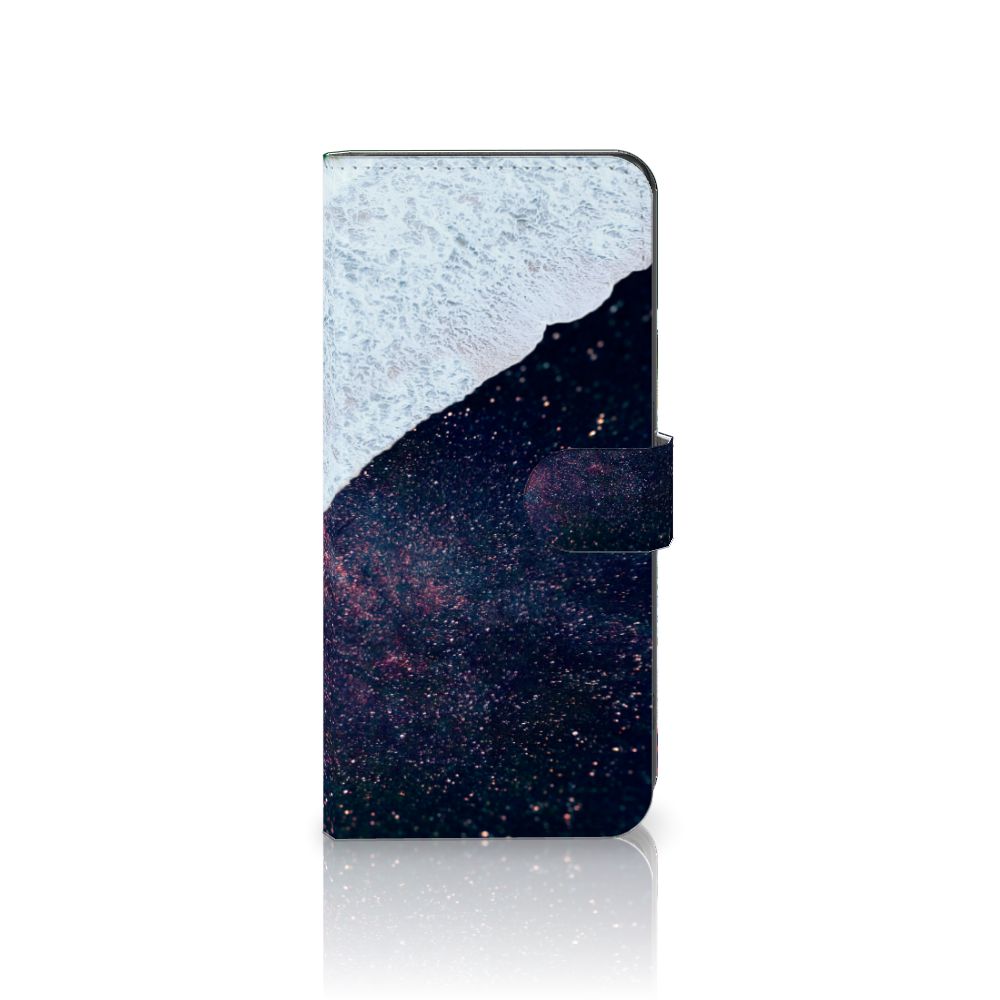 OPPO Find X6 Book Case Sea in Space boekhoes abstract design aanzicht