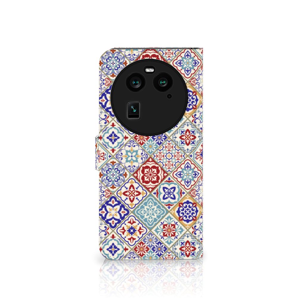 OPPO Find X6 Bookcase Tiles Color boekhoes design Turkse tegels aanzicht