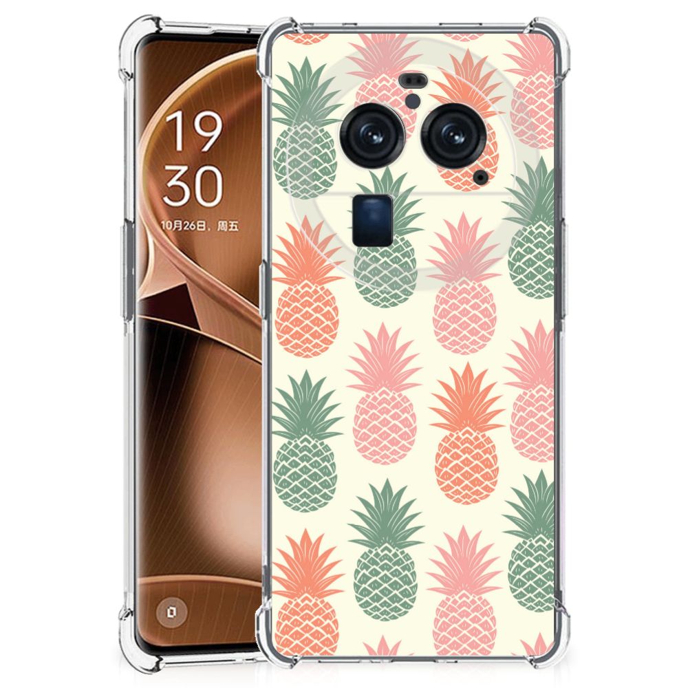 OPPO Find X6 Pro Beschermhoes Ananas ontwerp achterzijde smartphone