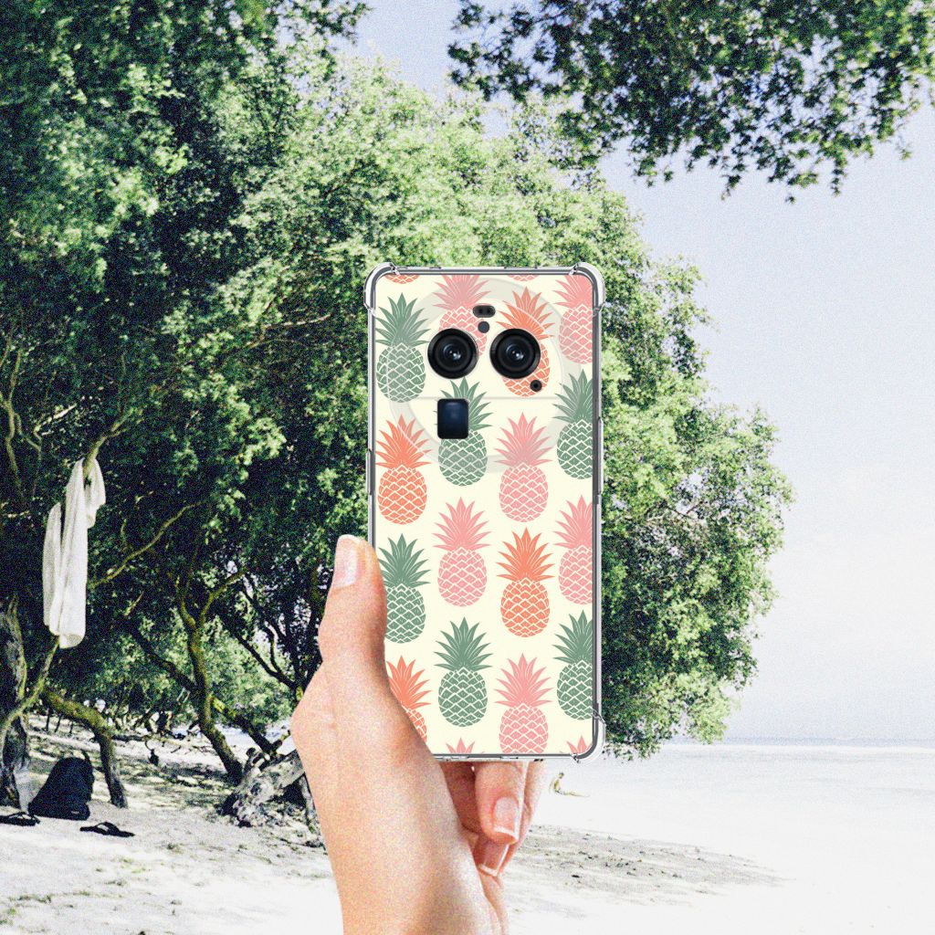 OPPO Find X6 Pro Beschermhoes Ananas design ananas aanzicht