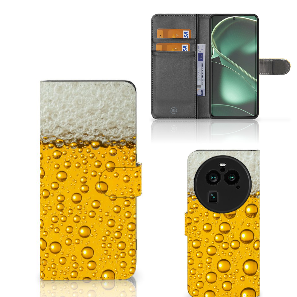OPPO Find X6 Pro Book Cover Bier bookcover bierprint aanzicht