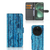 OPPO Find X6 Pro Book Style Case Wood Blue
