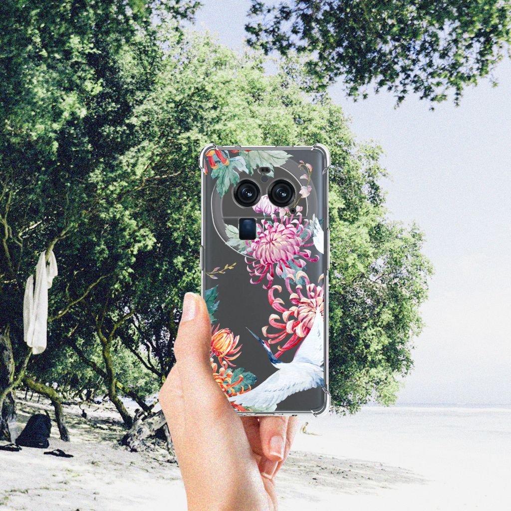 OPPO Find X6 Pro Case Anti-shock Bird Flowers B2C Telecom