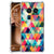 OPPO Find X6 Pro Doorzichtige Silicone Hoesje Geruit kleurrijk design geometrisch aanzicht