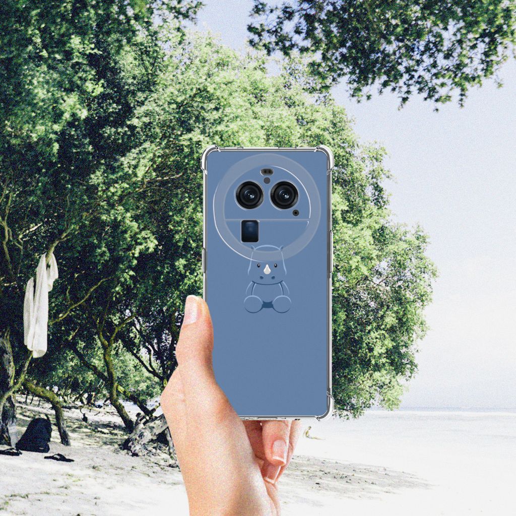 OPPO Find X6 Pro Stevig Bumper Hoesje Baby Rhino B2C Telecom
