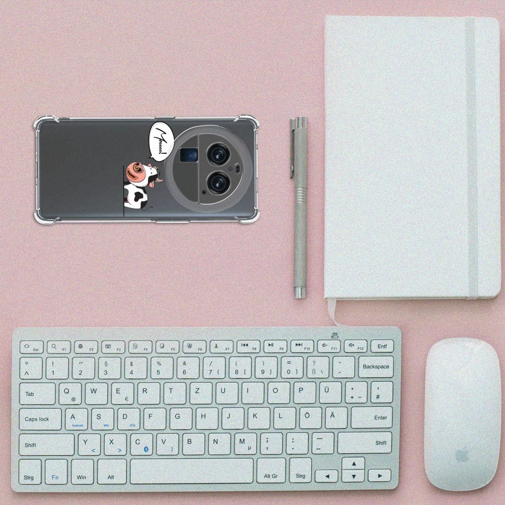 OPPO Find X6 Pro Stevig Bumper Hoesje Cow B2C Telecom