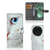 OPPO Find X6 Pro Telefoonhoesje met Pasjes Witte Kat design kat voorkant zijkant binnenkant