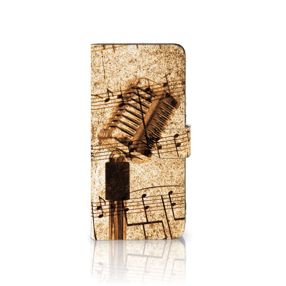 OPPO Find X6 Pro Telefoonhoesje met foto Bladmuziek bladmuziek design voorkant