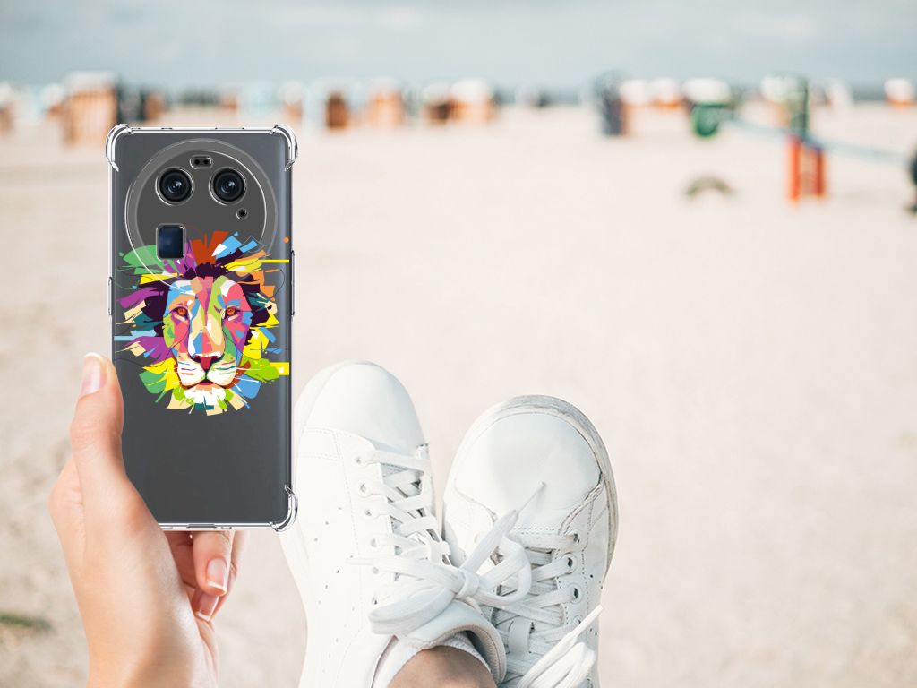 OPPO Find X6 Stevig Bumper Hoesje Lion Color B2C Telecom