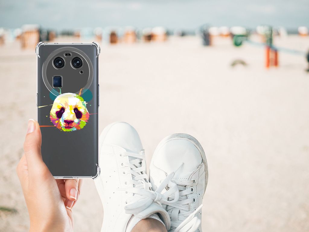 OPPO Find X6 Stevig Bumper Hoesje Panda Color B2C Telecom