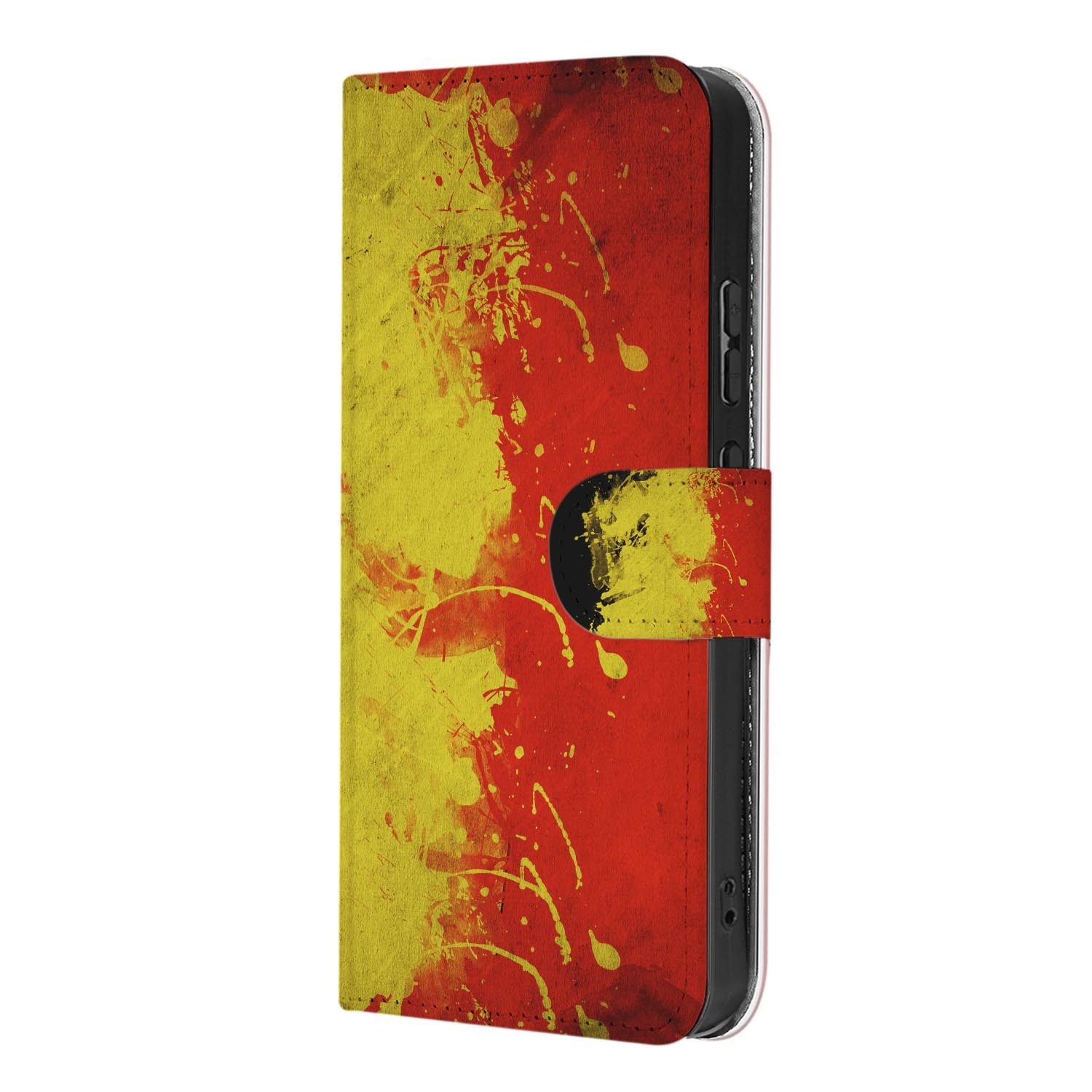 Wallet hoesje OPPO Reno15 Pro België zijaanzicht met magneetsluiting