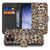 Book case hoesje OPPO Reno15 Pro Leopards schuin aanzicht van de klep