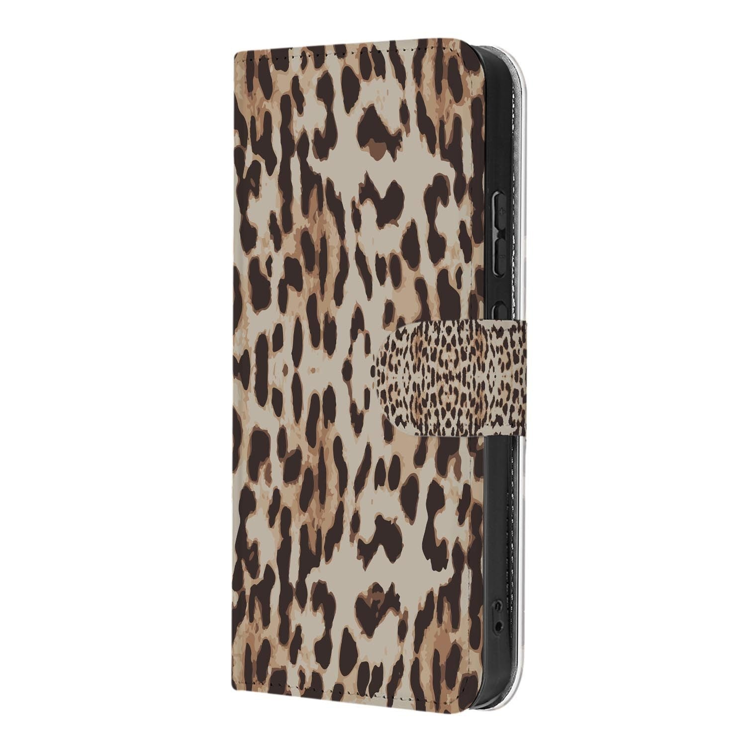 Bookcase hoesje OPPO Reno15 Pro Leopard achterzijde met camera-uitsparing