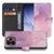 Wallet hoesje OPPO Reno15 Pro Pink Purple Paint achterzijde met camera-uitsparing