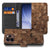 Book Case Hoesje OPPO Reno15 Pro Wooden Cubes met houten blokjes en pasjesvakken.