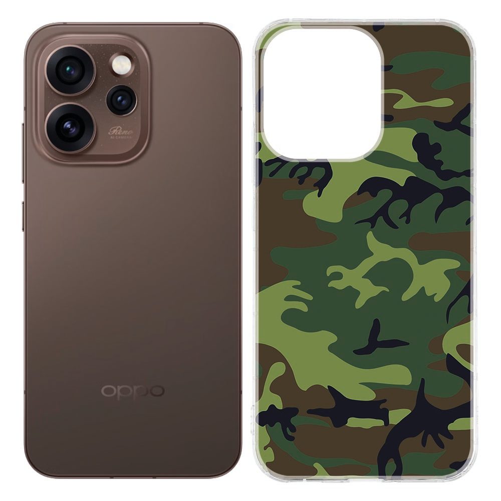 TPU Hoesje OPPO Reno15 Pro Army Dark