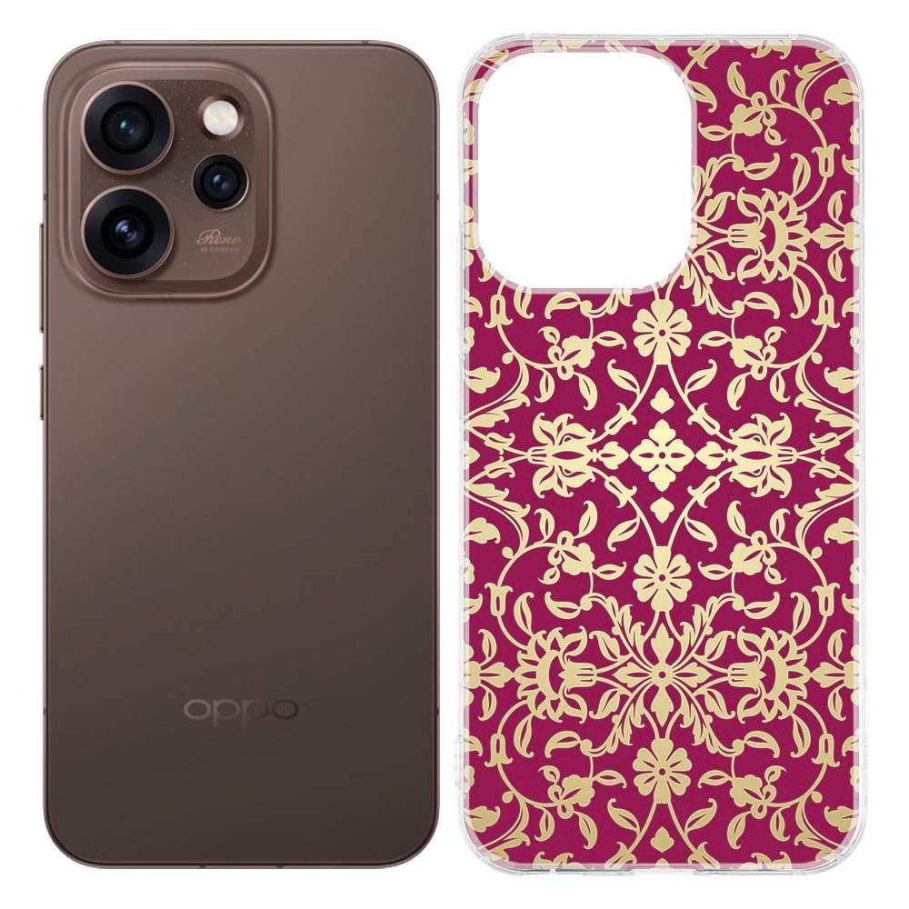OPPO Reno15 Pro Softcase Back cover Barok Pink
