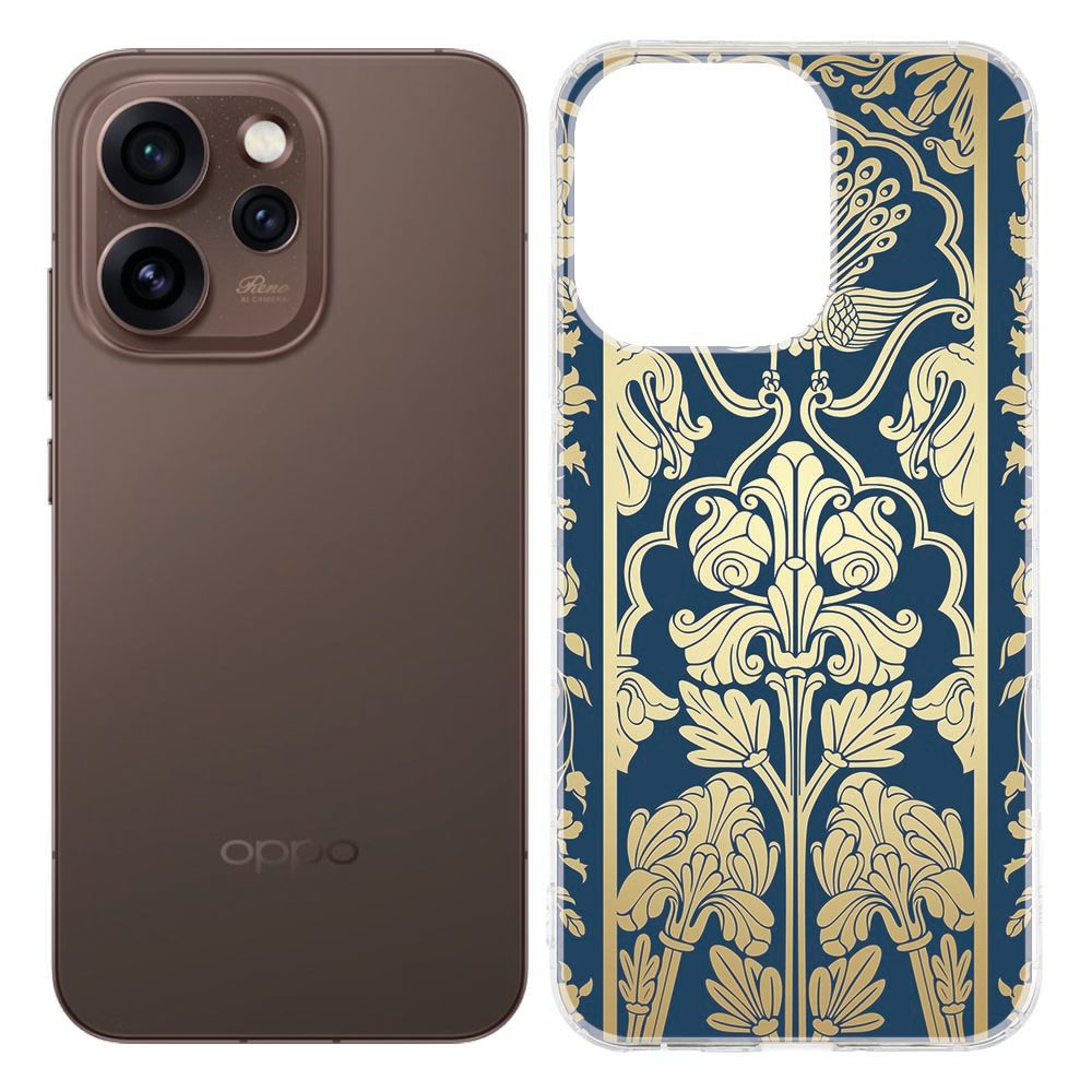 TPU Hoesje OPPO Reno15 Pro Beige Flowers
