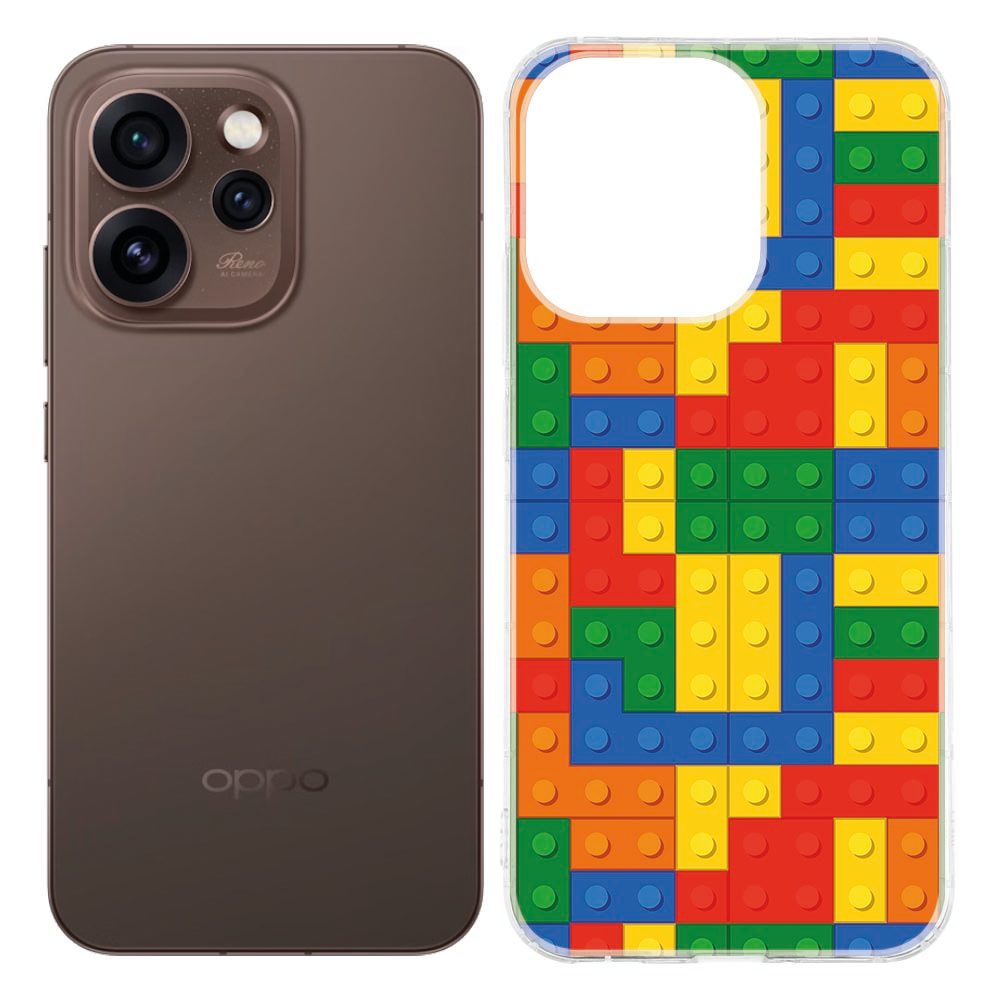 OPPO Reno15 Pro Softcase Back cover Blokken