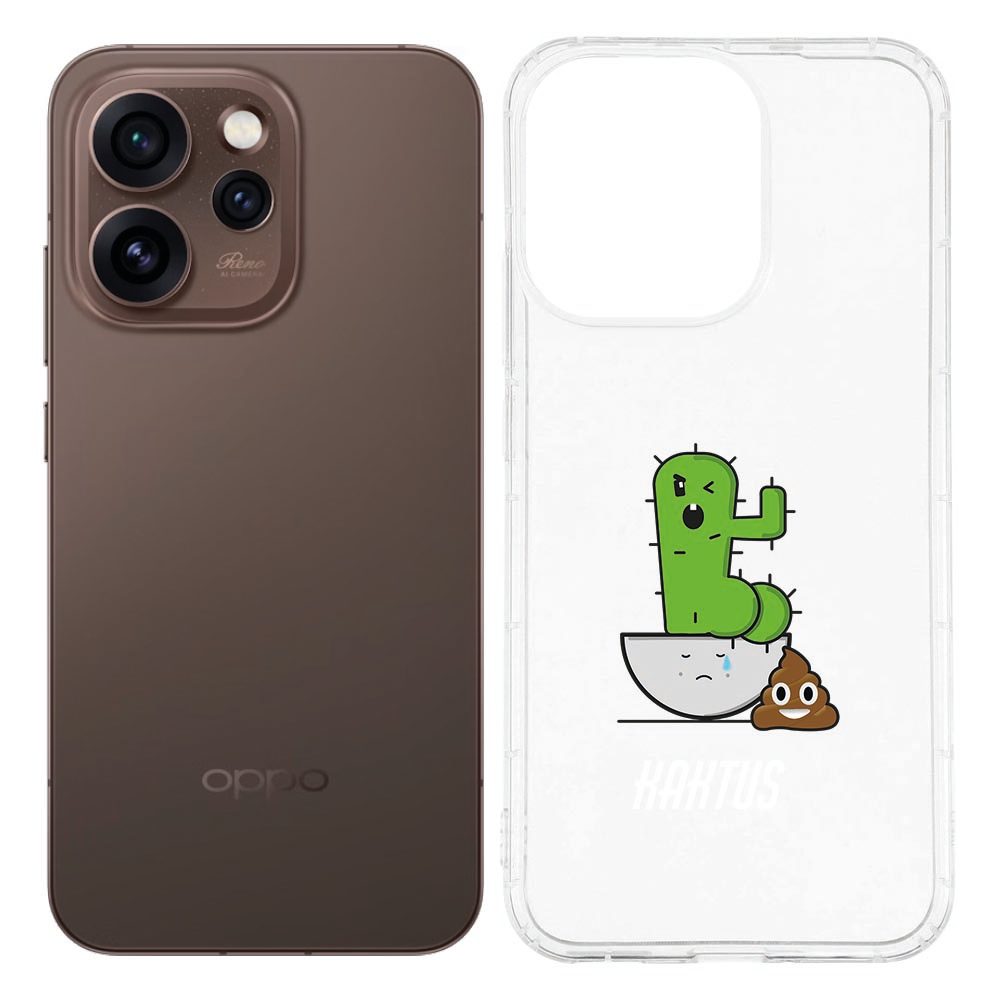 Siliconen hoesje OPPO Reno15 Pro Cactus Poo