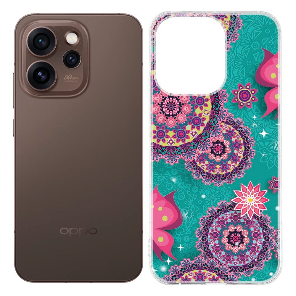 TPU Hoesje OPPO Reno15 Pro Cirkels en Vlinders