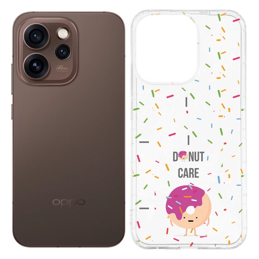 TPU Hoesje OPPO Reno15 Pro Hoesje Donut Roze