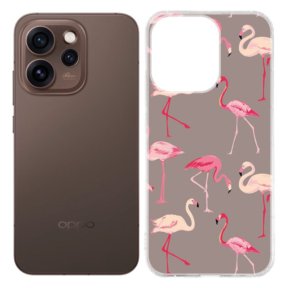 TPU Hoesje OPPO Reno15 Pro Flamingo