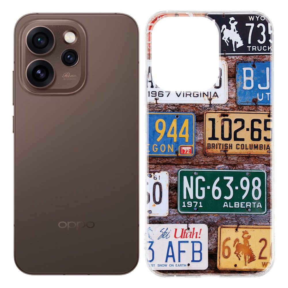 OPPO Reno15 Pro Softcase Back cover Kentekenplaten