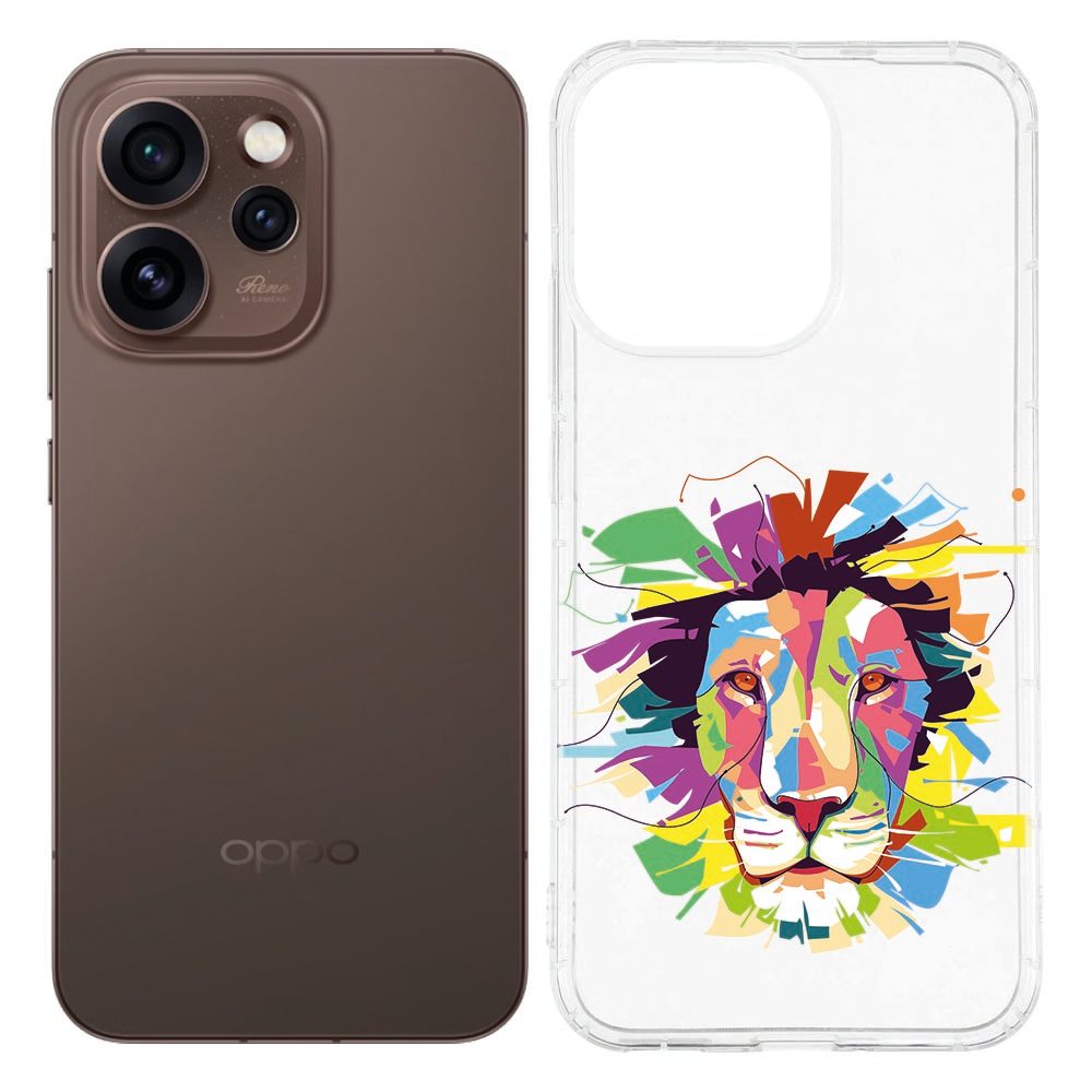 Siliconen hoesje OPPO Reno15 Pro Lion Color