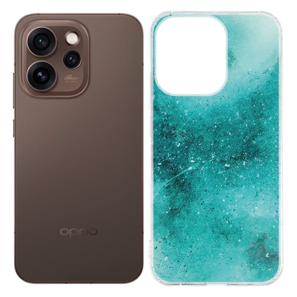 Back cover OPPO Reno15 Pro Painting Blue