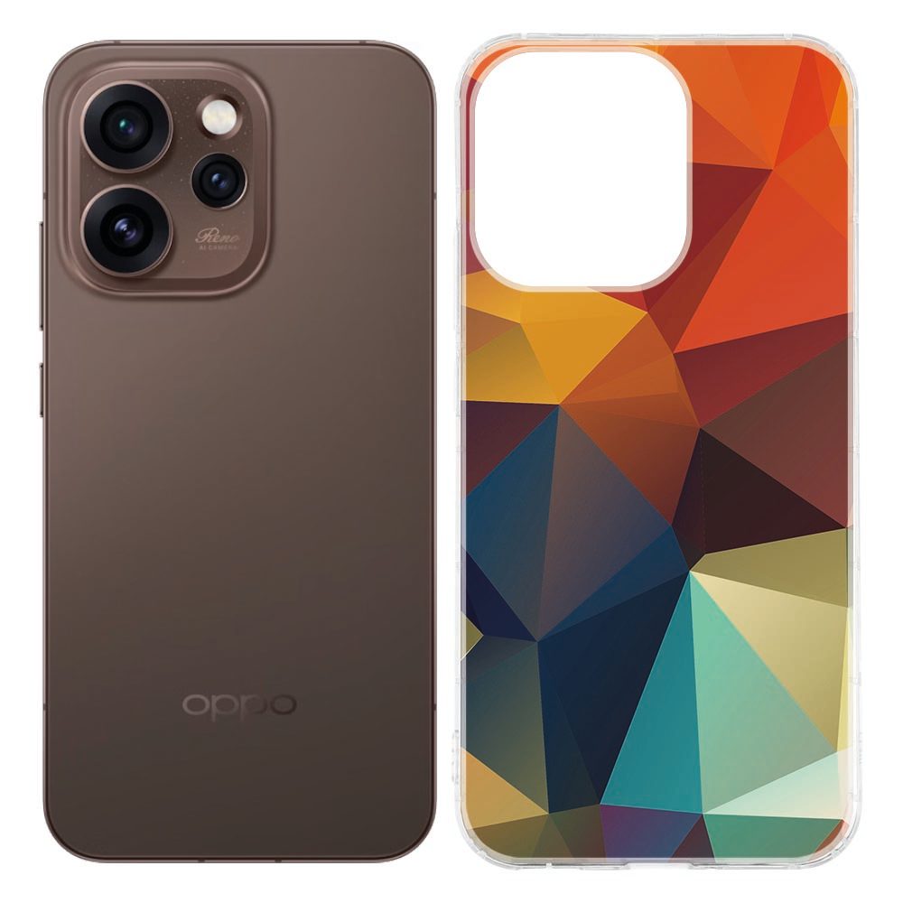 Siliconen hoesje OPPO Reno15 Pro Polygon Color