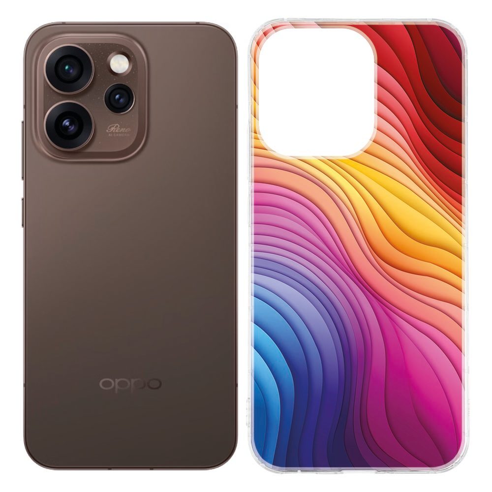 TPU Hoesje OPPO Reno15 Pro Regenboog