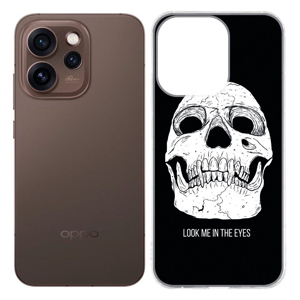 TPU Hoesje OPPO Reno15 Pro Skull Eyes