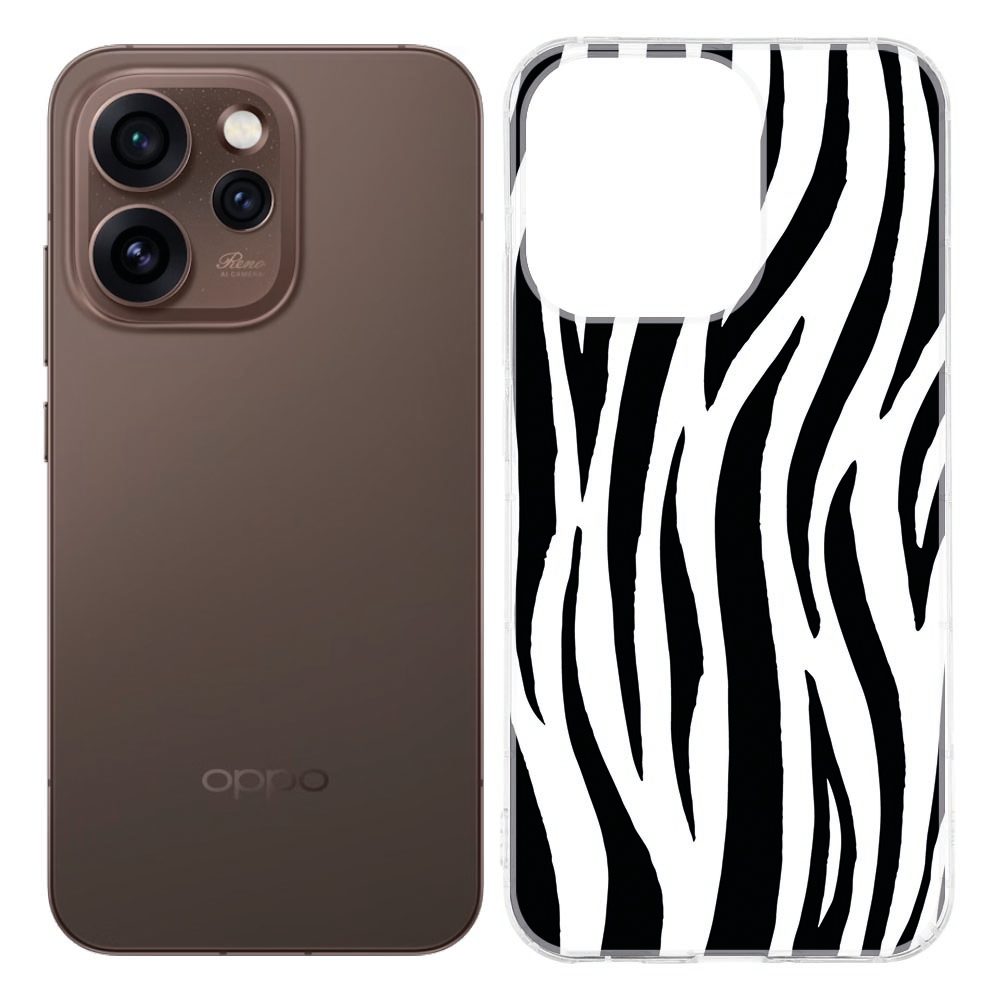 OPPO Reno15 Pro Softcase Back cover Zebra