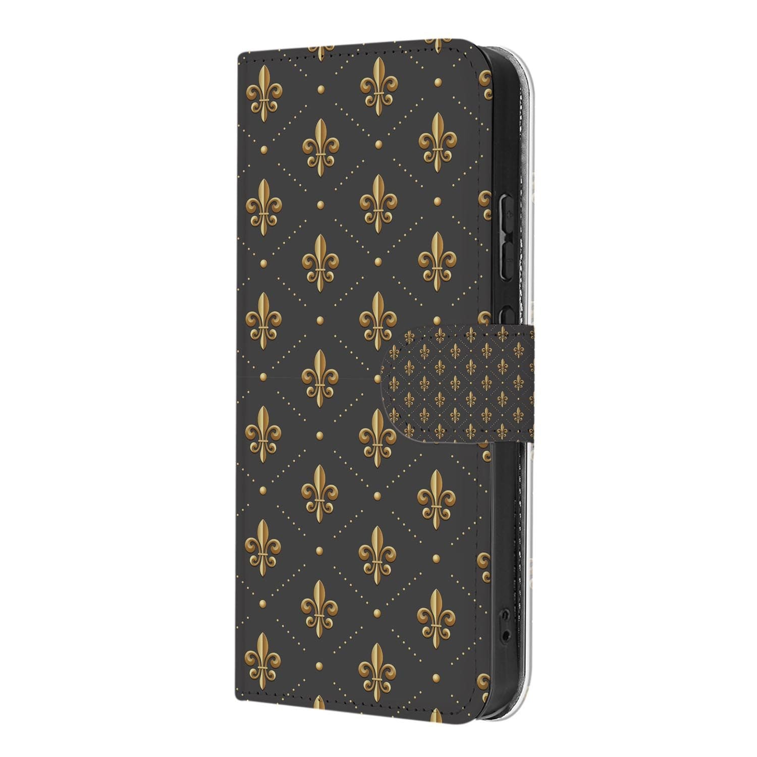 OPPO Reno15 bookcase hoesje Franse Lelie – detail van de print