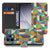 OPPO Reno15 bookcase hoesje Funky Retro – detail van de print