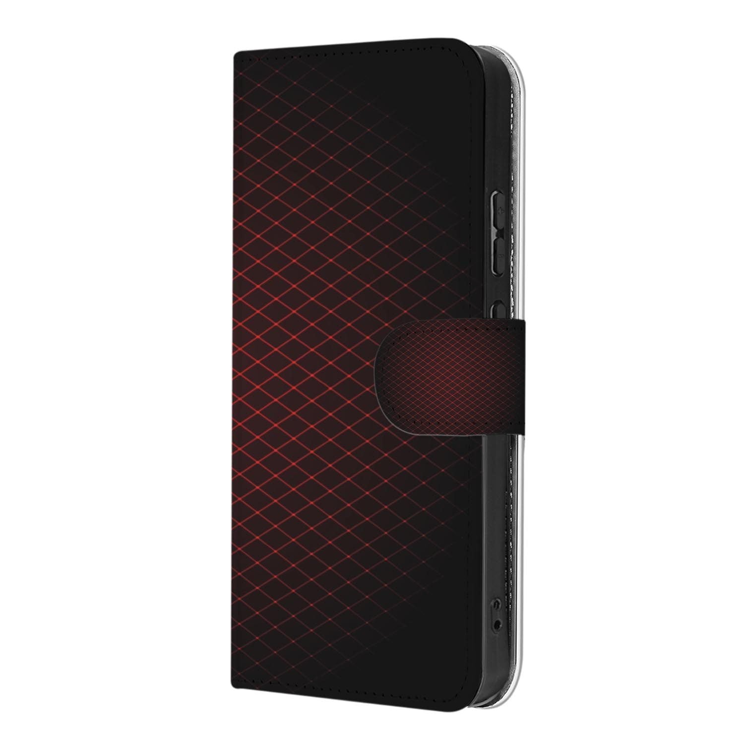 OPPO Reno15 wallet hoesje Geruit Rood – hoesje in de hand