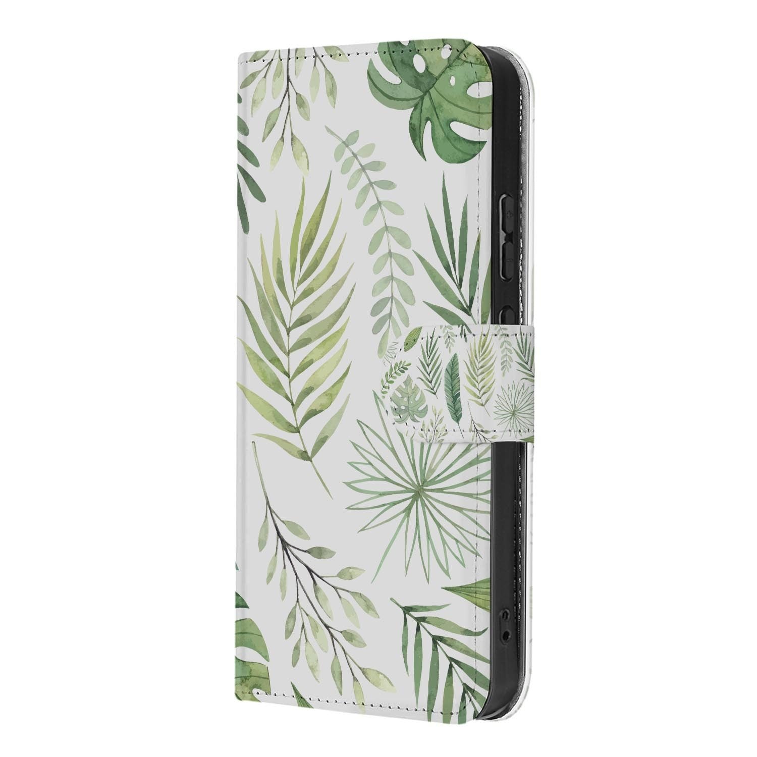 OPPO Reno15 portemonnee hoesje Bladeren – detail van de print